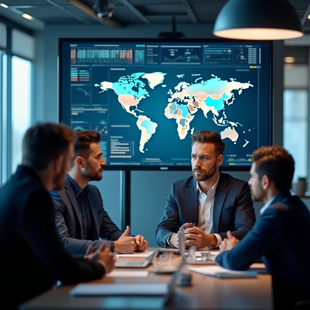 Equipo de InversionesInteligentes en oficina moderna